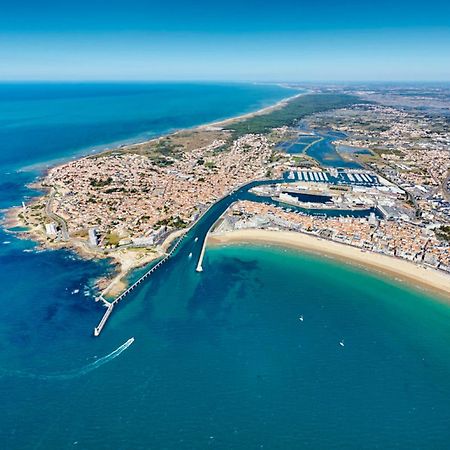 Appartement Moderne Au Centre-Ville, 150M Plage, Wifi, Confort Ideal Pour Familles - Fr-1-92-876 Les Sables-dʼOlonne Buitenkant foto